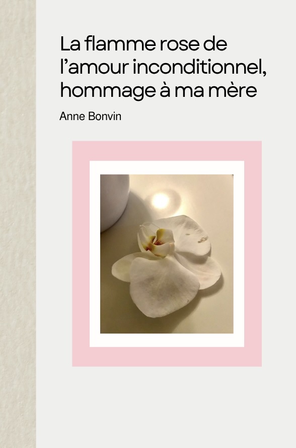 La flamme rose de l'amour inconditionnel